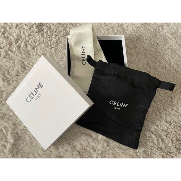 Authentic Black Celine Belt with Gold Buckle - Picture 7 of 7